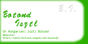 botond isztl business card